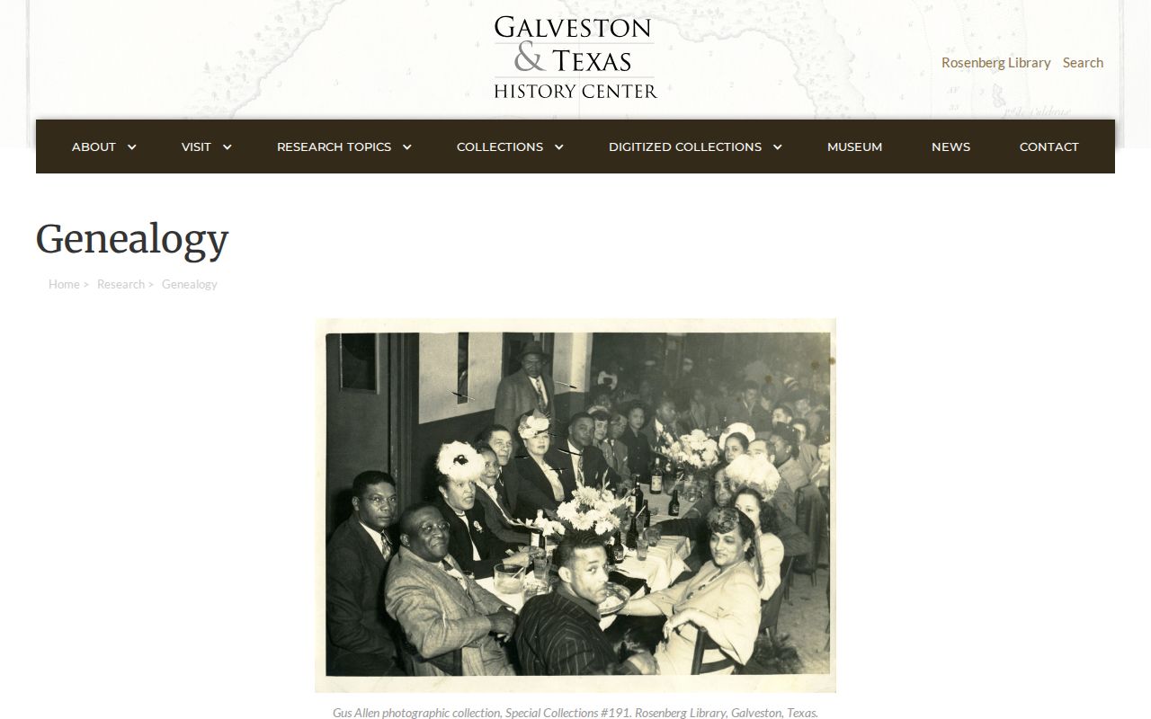 Texas City city directory research at the Galveston and Texas History Center
